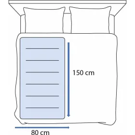 Elektroninen Viltti Esperanza EHB001 80 x 150 cm Sininen Valkoinen