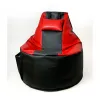 Pouffe GO GIFT Black Red Cream Bronze Imitation Leather 130 x 90 cm