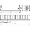 2X1P+8X1/2P end cap Z-DB