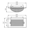 Ceiling-mounted light fitting with replaceable light source TURK