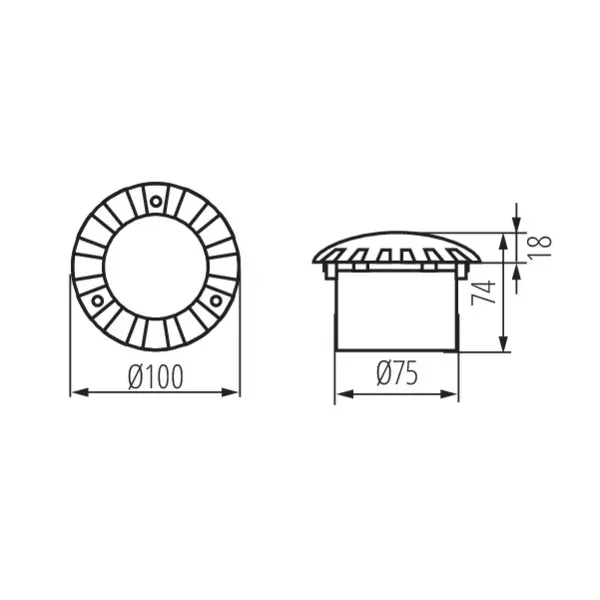 In-ground fixture ROGER