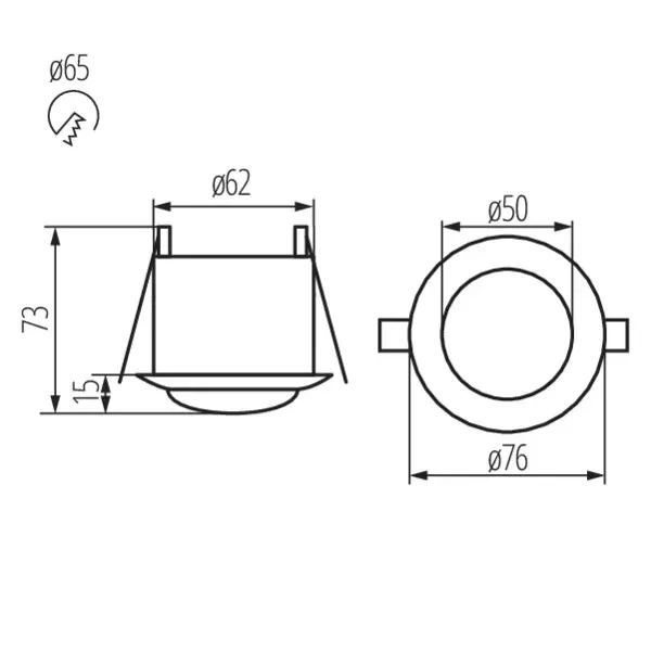 PIR motion sensor MERGE JQ