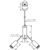 Accessory for recessed modular light fittings ROPE