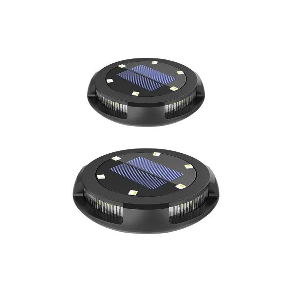 Солнечный светильник Activejet AJE-LARIX DP Чёрный RGB 11 x 14,5 x 11 cm (2 штук)