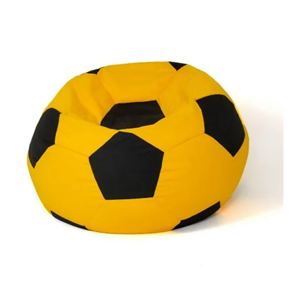 Pufs GO GIFT Dzeltens Melns Oxford