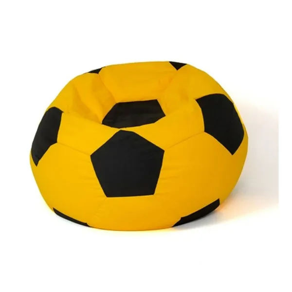 Pufs GO GIFT Dzeltens Melns Oxford