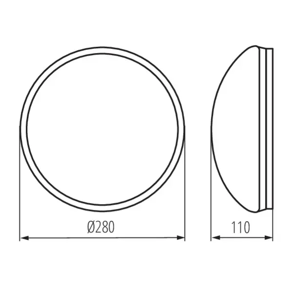 Ceiling-mounted light fitting with replaceable light source PIRES DL