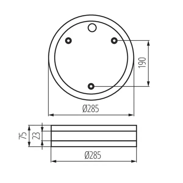 Ceiling-mounted light fitting with replaceable light source JURBA DL