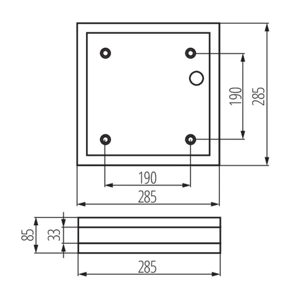 Ceiling-mounted light fitting with replaceable light source JURBA DL