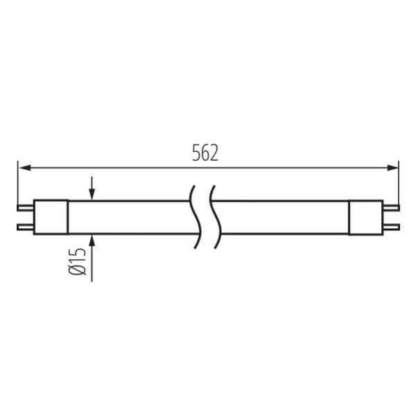 Linear fluorescent lamp T5