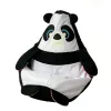 Pufs GO GIFT Balts Melns Oxford 105 x 80 cm