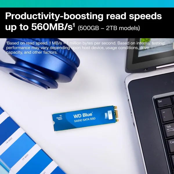 Hard Drive Western Digital WDS200T3B0B 2 TB SSD