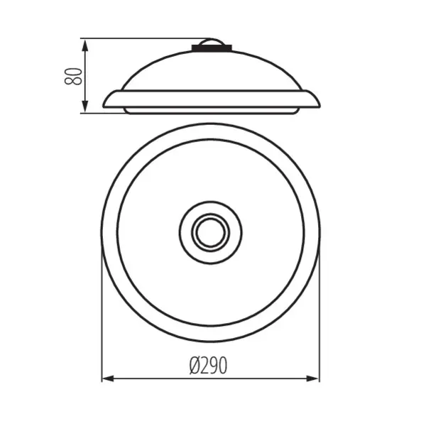 Ceiling-mounted LED light fitting FOGLER LED