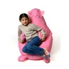 Pufs GO GIFT Rozā Oxford Kaķis 130 x 90 cm