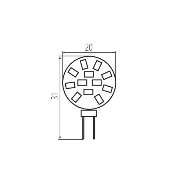 LED light source LED12 G4