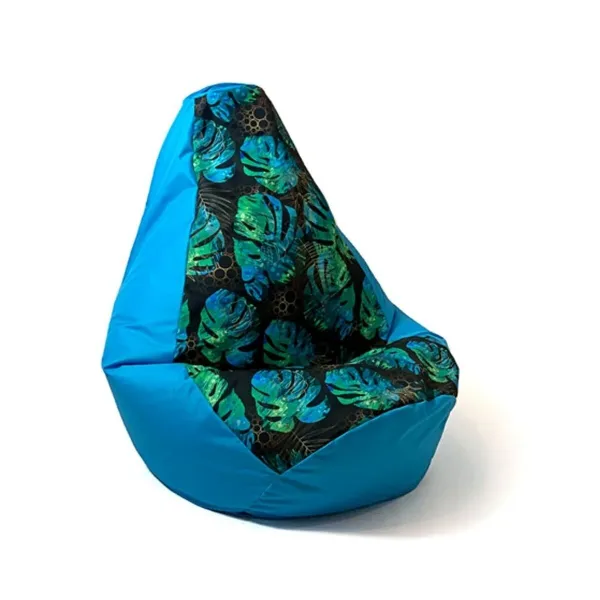 Pufs GO GIFT Zils 105 x 80 cm Bumbieris