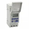 Electronic control clock for TH35 rail JVT3