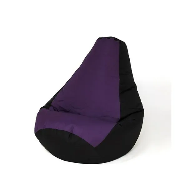 Pufs GO GIFT Melns Violets 105 x 80 cm Bumbieris