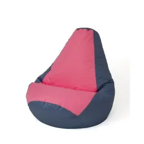 Pouffe GO GIFT Grey Pink 130 x 90 cm Pear