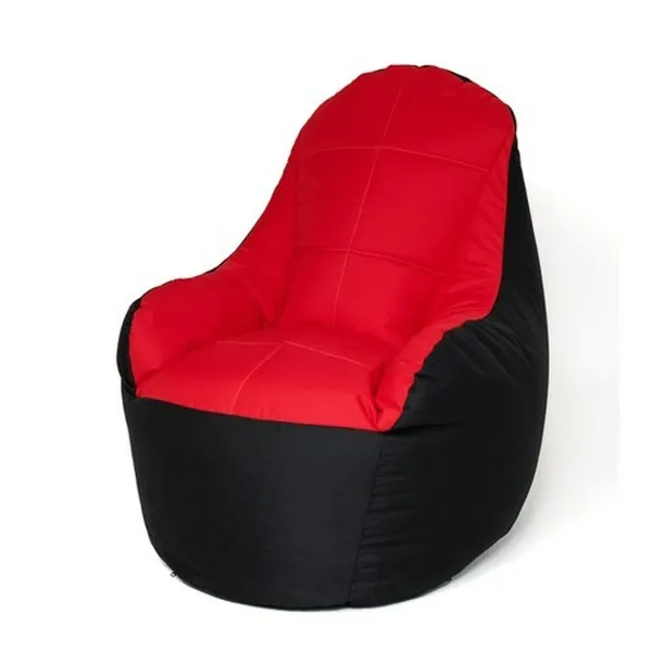 Fotelis GO GIFT Juoda Raudona Oxford tejido antidesgarros