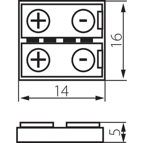 Connector for LED tapes CONNECTOR RGB