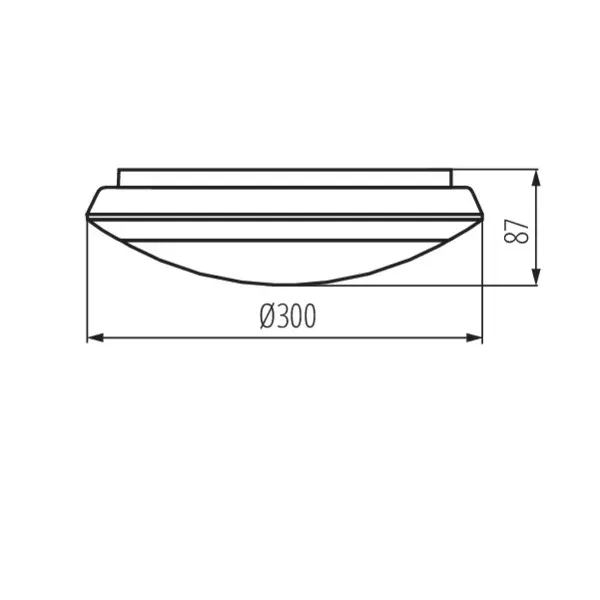 Ceiling-mounted LED light fitting DABA N LED SMD