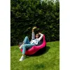 Pufs GO GIFT Melns Rozā Oxford tejido antidesgarros 140 x 100 x 100 cm 140 x 100 cm