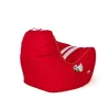 Pufs GO GIFT Balts Sarkans Oxford tejido antidesgarros 140 x 100 x 100 cm 140 x 100 cm