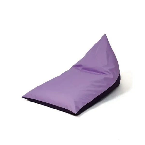 Pufs GO GIFT Melns Violets Oxford tejido antidesgarros
