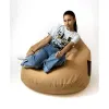 Fotelis GO GIFT Kreminė Bronzinis Oxford 140 x 100 cm