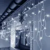 Рождественская светодиодная гирлянда-занавес Springos CL0516 500 LED 20 м