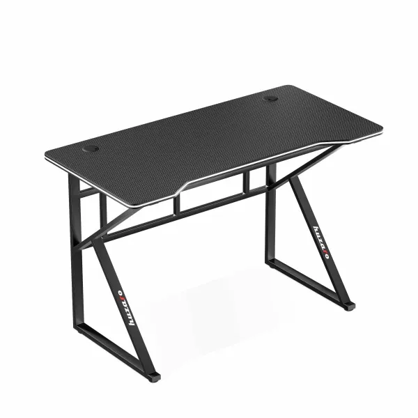 Galds Gaming Huzaro HZ-Hero 1.6 Black Melns 120 x 75 x 60 cm