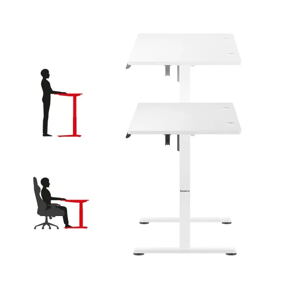 Pöytä Huzaro HZ-Hero 8.2 White Valkoinen