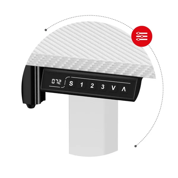 Rašomasis stalas Huzaro HZ-Hero 8.2 White Balta