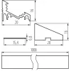 Aluminium profile PROFILO