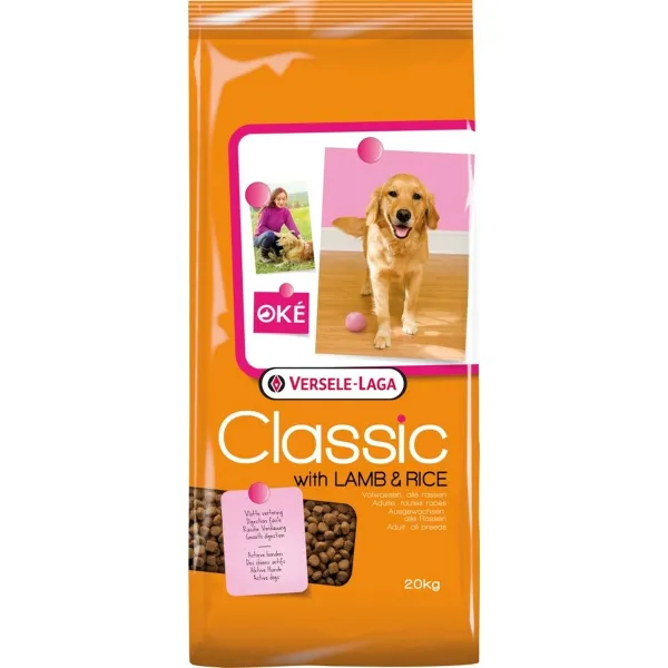 Фураж Versele-Laga Classic Для взрослых Мясо ягненка рис 20 kg