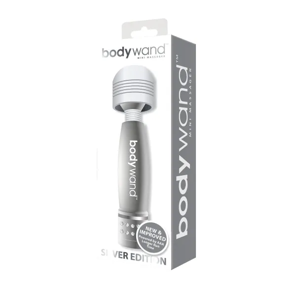 Masažuoklis Bodywand Mini Wands Sidabras