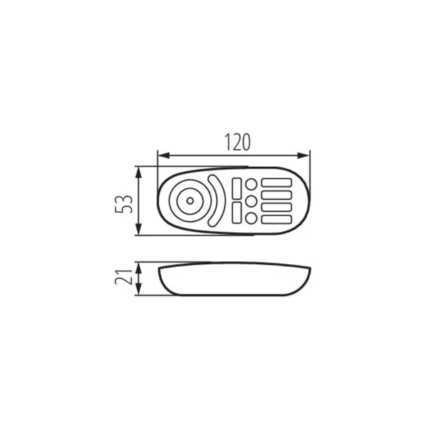 Pilot do taśm LED CTRL 12/24V RGBW CCT