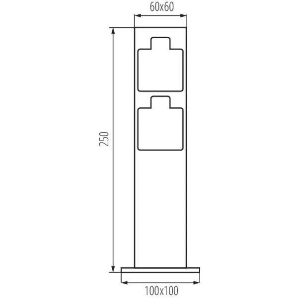 Facade luminaire ZEW EL