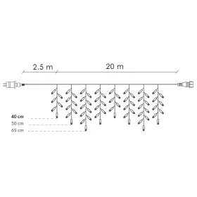 LED-jouluverhot Springos CL0530 20m