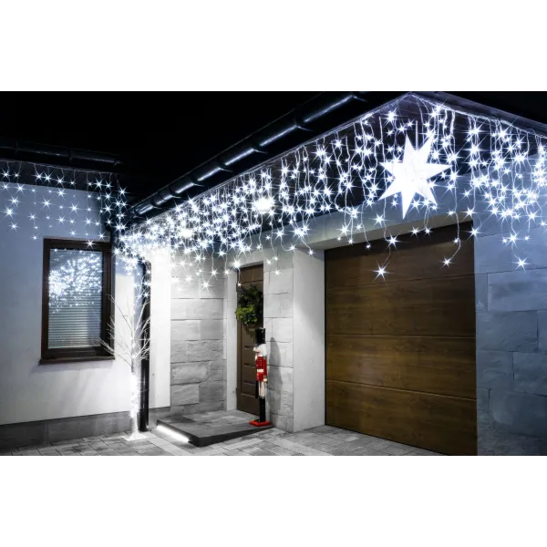 LED Christmas curtains Springos CL0530 20m