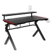 Galds Gaming Huzaro HZ-Hero 5.0 RGB Melns Tērauds Oglekļa šķiedra 116 x 69,5 x 59 cm