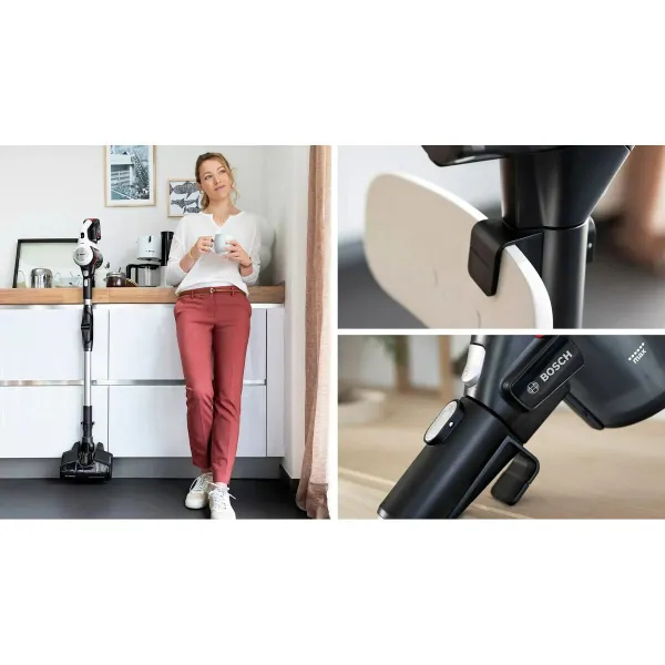 Juhtmevaba Tolmuimeja BOSCH BCS711XXL Valge Must