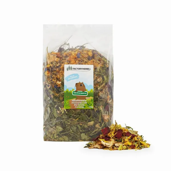 Pašarai Factoryherbs Nie byle badyle Jūrų kiaulytė 1 kg