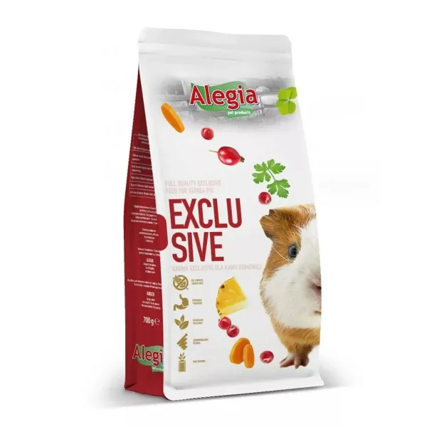 Pašarai Alegia Exclusive Guinea Pig Daržovės Jūrų kiaulytė 700 g