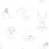 Подогнанный лист Looney Tunes Разноцветный 180 кровать
