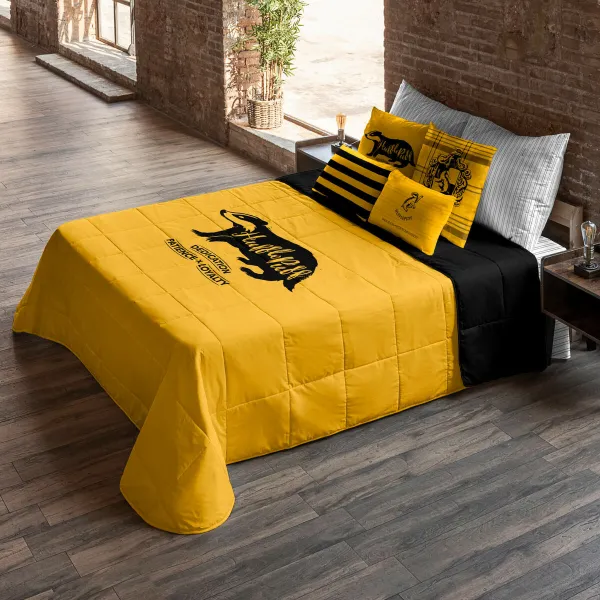 Untuvapeite Harry Potter Hufflepuff Monivärinen 190 x 4 x 270 cm Sänky 90