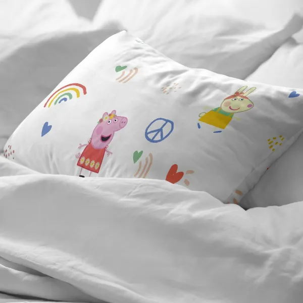 Padjapüür Peppa Pig Peace Mitmevärviline 40x60cm