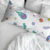 Pagalvės užvalkalas Rick and Morty Wubba Lubba Spalvotas 175 Siūlai 45 x 125 cm