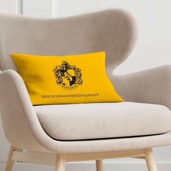 Pagalvėlės užvalkalas Harry Potter Hufflepuff Geltona Spalvotas 30 x 50 cm